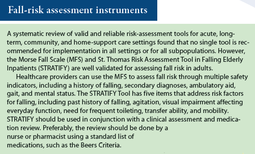 Fall Risk Assessment Scale