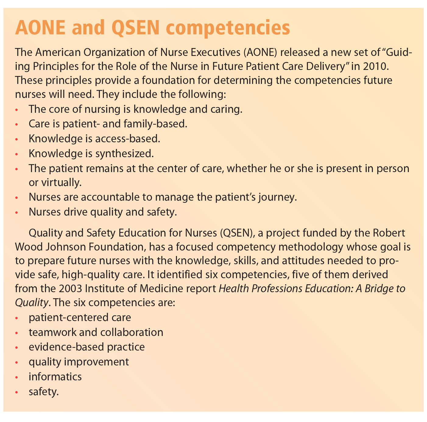 Maintaining Clinical Competency Is Your Responsibility