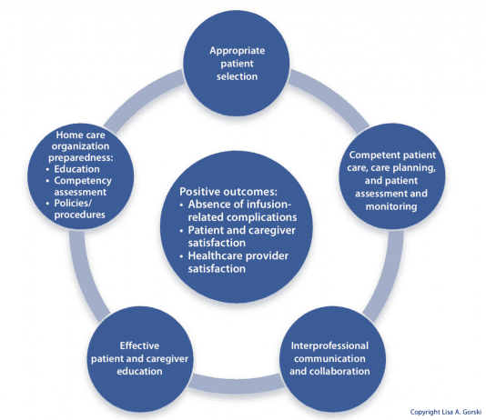 Infusion therapy: A model for safe practice in the home setting