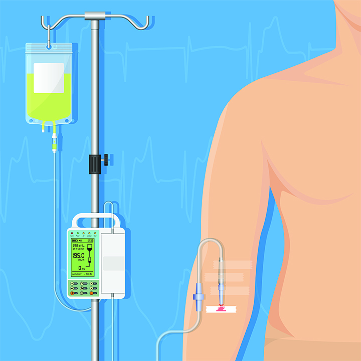 human use Portable volumetric infusion pump standard IV Sets Alarm  occlusion