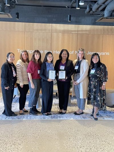 Nurse Leaders from The Valley Hospital accepting their awards.